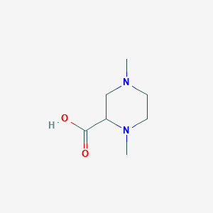 2-Piperazinecarboxylicacid,1,4-dimethyl-(9CI) structure, CAS 58895-88-8