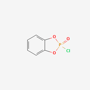 1,2-PHENYLENE PHOSPHOROCHLORIDATE structure, CAS 1499-17-8