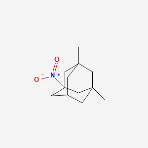 3,5-DiMethyl-1-nitroada Mantane structure, CAS 6588-68-7