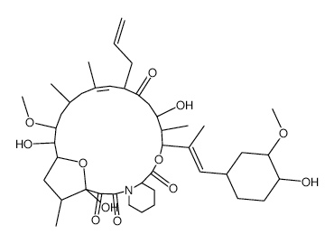 Tacrolimus 13 DMT structure, CAS 132172-14-6