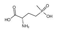 Glufosinate-p structure, CAS 35597-44-5