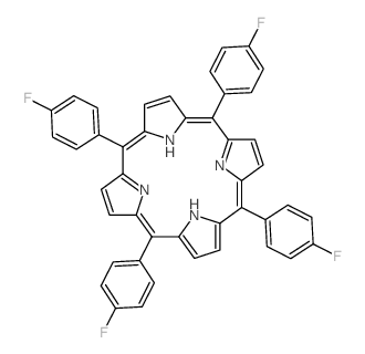 5,10,15,20-TETRAKIS(4-FLUOROPHENYL)-21H,23H-PORPHINE) structure, CAS 37095-43-5