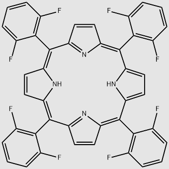 21H,23H-Porphine, 5,10,15,20-tetrakis(2,6-difluorophenyl)- structure, CAS 104322-39-6