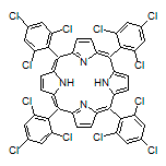 21H,23H-Porphine, 5,10,15,20-tetrakis(2,4,6-trichlorophenyl)- structure, CAS 148726-31-2
