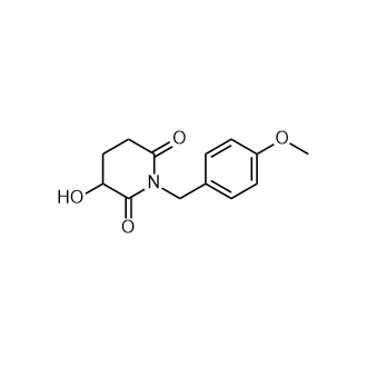 2,6-Piperidinedione, 3-hydroxy-1-[(4-methoxyphenyl)methyl]- structure, CAS 2357109-89-6