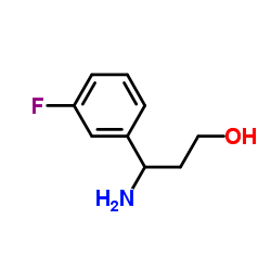3-(3-FLUOROPHENYL)-DL-BETA-ALANINOL structure, CAS 683221-07-0