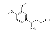 3-(3,4-DIMETHOXYPHENYL)-DL-BETA-ALANINOL structure, CAS 201408-35-7