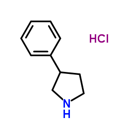 3-PHENYL-PYRROLIDINE HYDROCHLORIDE structure, CAS 857281-02-8