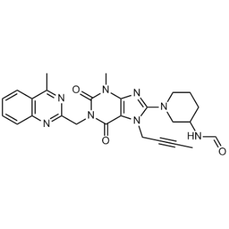 Linagliptin Impurity JX structure, CAS 2137744-33-1
