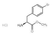 METHYL 4-BROMO-L-PHENYLALANINATE HYDROCHLORIDE structure, CAS 99359-32-7
