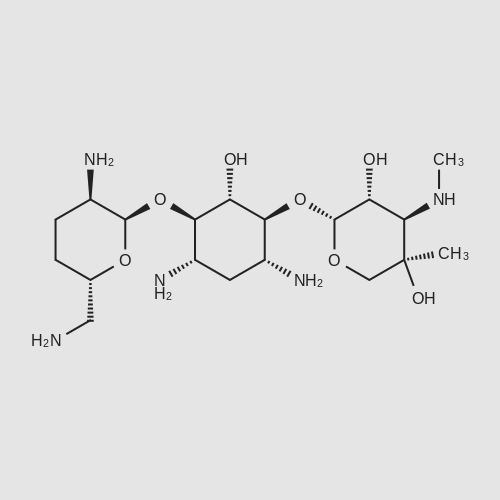 Gentamicin C1a structure, CAS 26098-04-4