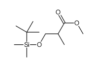 (2R)-METHYL 3-[(TERT-BUTYLDIMETHYLSILYL)OXY]-2-METHYLPROPIONATE structure, CAS 105859-44-7