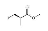3-iodo-2(R)-methyl-propionic acid methyl ester structure, CAS 110556-30-4
