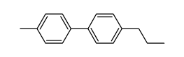 4-methyl-4'-propyl-1,1'-Biphenyl structure, CAS 117713-15-2