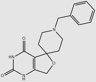 1'-benzyl-1H-spiro[furo[3,4-d]pyrimidin-5,4'-piperidine]-2,4(3H,7H)-dione structure, CAS 1454273-42-7