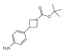 TERT-BUTYL 3-(4-AMINOPHENYL)AZETIDINE-1-CARBOXYLATE structure, CAS 916421-36-8