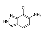 7-Chloro-1H-indazol-6-aMine structure, CAS 112635-08-2