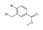 4-BROMO-3-BROMOMETHYL-BENZOIC ACID METHYL ESTER structure, CAS 142031-67-2