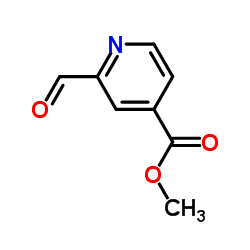 Methyl 2-forMylisonicotinate structure, CAS 125104-34-9