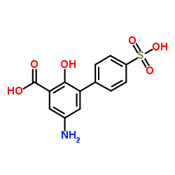 5-amino-2-hydroxy-4-sulfobiphenyl-3-carboxylicacid structure, CAS 887256-40-8