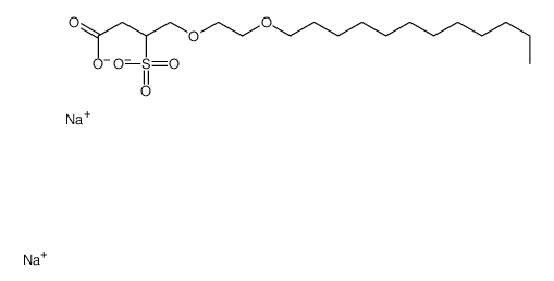Poly(oxy-1,2-ethanediyl), .alpha.-(3-carboxy-1-oxosulfopropyl)-.omega.-hydroxy-, C10-16-alkyl ethers, disodium salts structure, CAS 68815-56-5