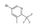 5-BroMo-3-Methyl-2-(trifluoroMethyl)pyridine structure, CAS 1010422-52-2