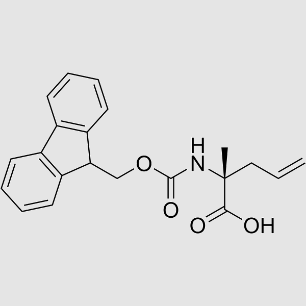 (R)-N-Fmoc-2-(2'-propylenyl)alanine structure, CAS 288617-76-5