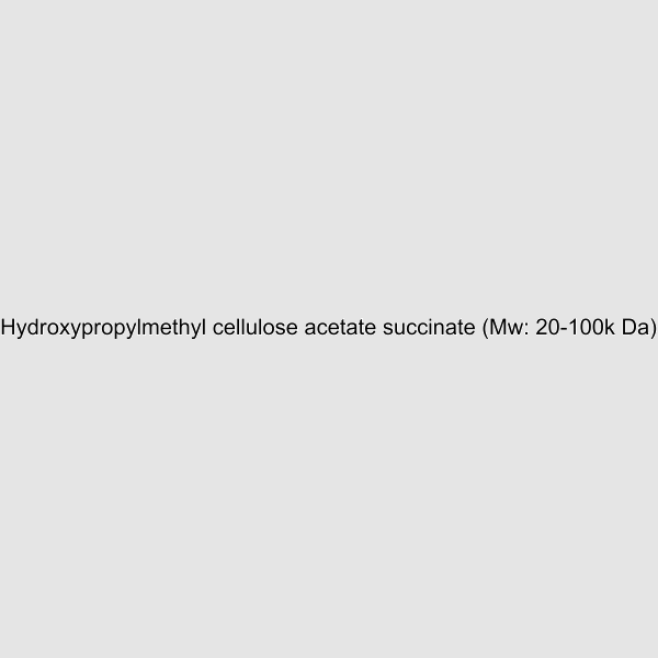 HYDROXYPROPYL METHYL CELLULOSE ACETATE SUCCINATE structure, CAS 71138-97-1