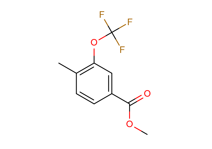 Methyl 4-methyl-3-(trifluoromethoxy)benzoate structure, CAS 1261881-17-7