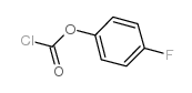 4-FLUOROPHENYL CHLOROFORMATE structure, CAS 38377-38-7