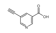 5-ethynylnicotinic acid structure, CAS 1211533-87-7