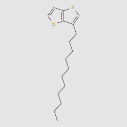 3-undecylthieno[3,2-b]thiophene structure, CAS 950223-97-9