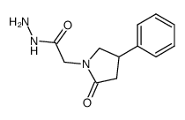 2-Oxo-4-phenylpyrrolidine-1-acetic acid hydrazide structure, CAS 77472-71-0