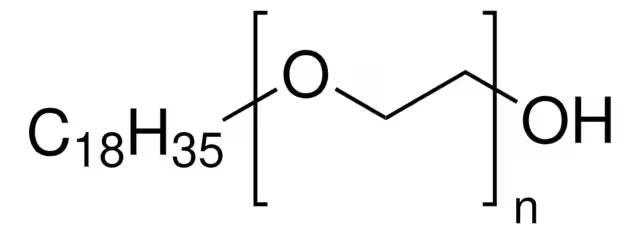 POLYETHYLENE GLYCOL MONOOLEYL ETHER structure, CAS 9004-98-2