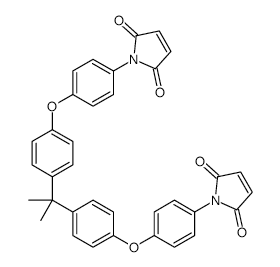 2,2-Bis(4-(4-maleimidephenoxy)phenyl)propane structure, CAS 79922-55-7