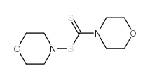 4-[(4-Morpholinylthio)thioxomethyl]-morpholine structure, CAS 13752-51-7