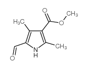METHYL 5-FORMYL-2,4-DIMETHYL-1H-PYRROLE-3-CARBOXYLATE structure, CAS 58298-68-3