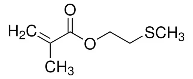 2-(METHYLTHIO)ETHYL METHACRYLATE structure, CAS 14216-23-0