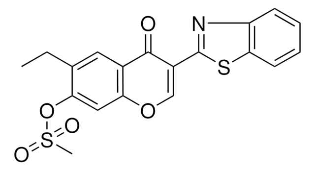 Trifluoro-methanesulfonic acid 2-morpholin-4-yl-4-oxo-4H-chromen-8-yl ester structure, CAS 351002-11-4