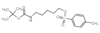TERT-BUTYL N-[5-(TOSYLOXY)PENTYL]CARBAMATE structure, CAS 118811-34-0