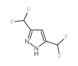 3,5-bis(difluoromethyl)-1H-pyrazole structure, CAS 77614-79-0