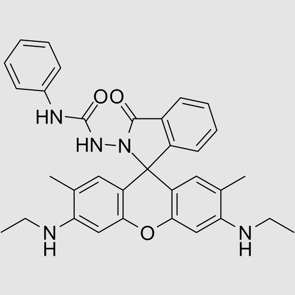 1-(3',6'-bis(ethylaMino)-2',7'-diMethyl-3- oxospiro[isoindoline-1,9'-xanthene]-2-yl)-3- phenylurea structure, CAS 957493-98-0