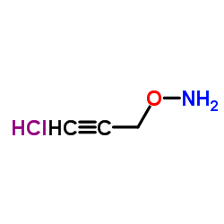 O-2-Propynylhydroxylamine hydrochloride structure, CAS 21663-79-6