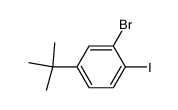 2-Bromo-4-tert-butyl-1-iodo-benzene structure, CAS 860435-39-8