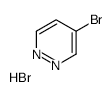 4-BroMopyridazine HydrobroMide structure, CAS 1220039-64-4