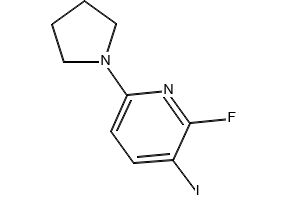 Pyridine, 6-fluoro-3-iodo-2-methoxy- structure, CAS 1227177-93-6