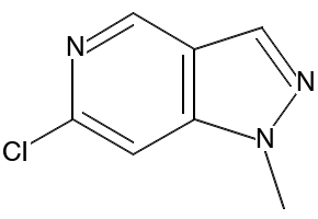 6-Chloro-1-methyl-1H-pyrazolo[4,3-c]pyridine structure, CAS 1558302-68-3
