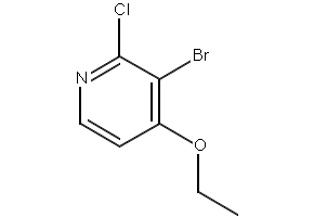 3-Bromo-2-chloro-4-ethoxypyridine structure, CAS 52311-47-4