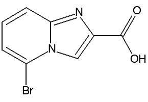 5-BROMOIMIDAZO[1,2-A]PYRIDINE-2-CARBOXYLIC ACID structure, CAS 1026201-52-4