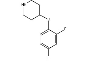 4-(2,4-DIFLUOROPHENOXY)PIPERIDINE structure, CAS 367501-08-4